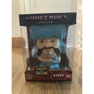 Minecraft Movie MIGHTY MEGA SQUISHME Jack Black As Steve 9" Figure NEW